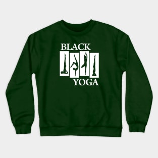 Black Yoga Crewneck Sweatshirt